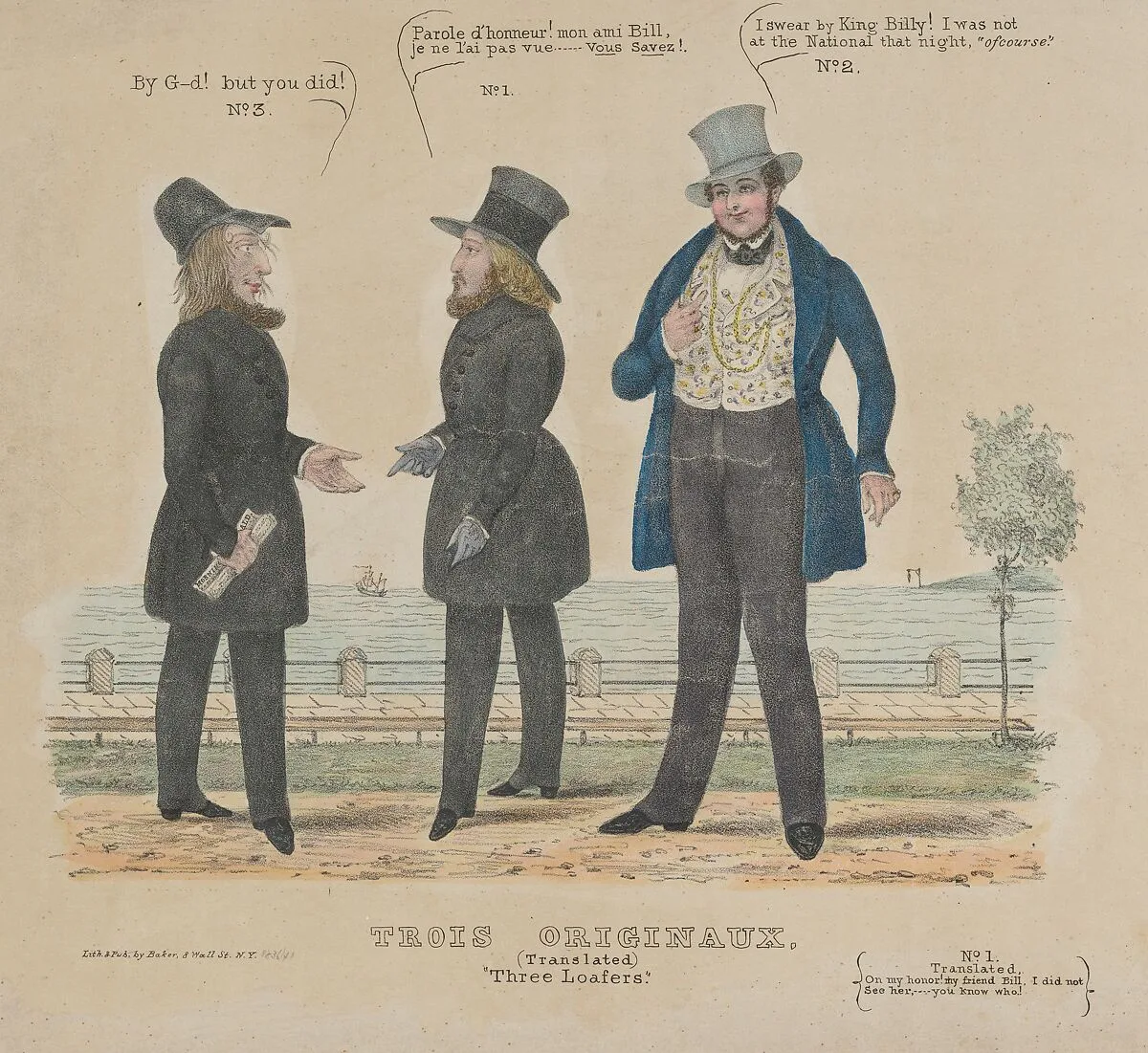 Three Loafers (Trois Originaux) — Alfred E. Baker