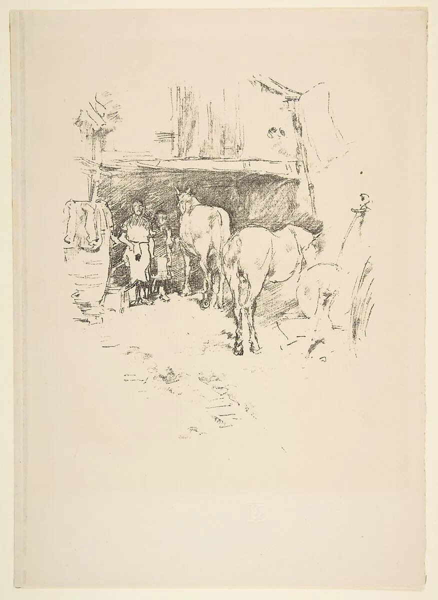 The Smith's Yard — James McNeill Whistler