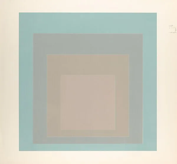 Proof for White Line Square series — Josef Albers|Gemini G.E.L.|Kenneth E. Tyler