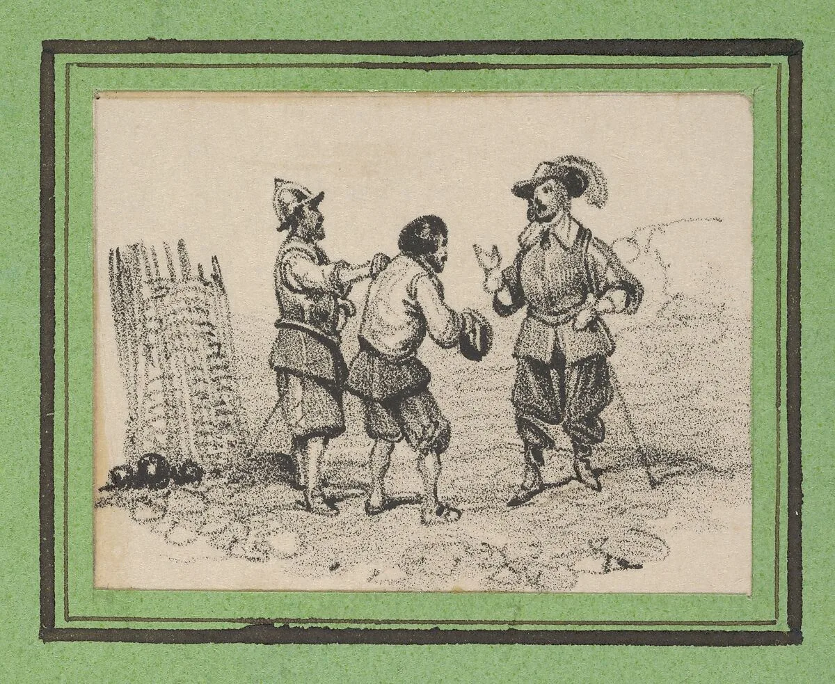 Three men arguing — Victor Adam