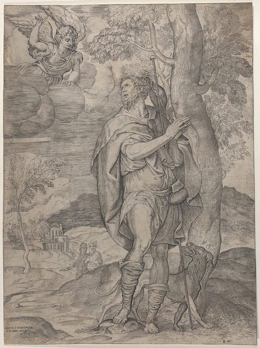 Saint Roch — Battista Angolo del Moro|Battista Mondella