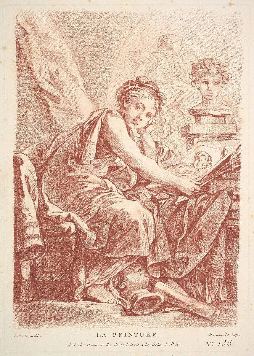Painting — Gilles Demarteau|François Boucher