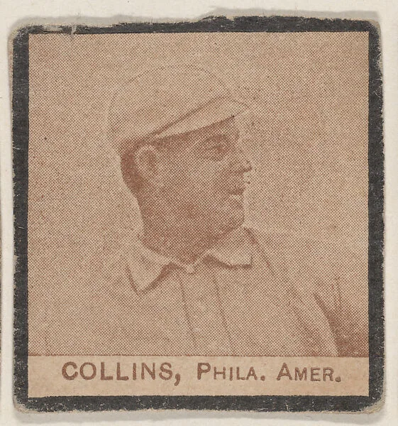 Collins, Phila. Amer. from the Jay S. Meyer Base Ball Snap Shots candy series (W555) — Jay S. Meyer Confectioners, Philadelphia