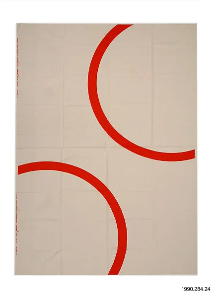 "Puolikas" Textile Sample — Vuokko Eskolin-Nurmesniemi