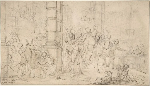 The Departure of Sancho Panza for the Island of Barataria
