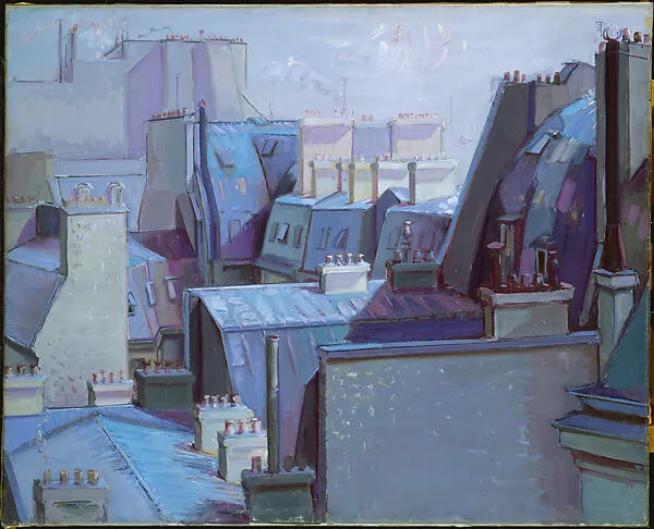 Blue Roofs, Paris — Jean Hélion