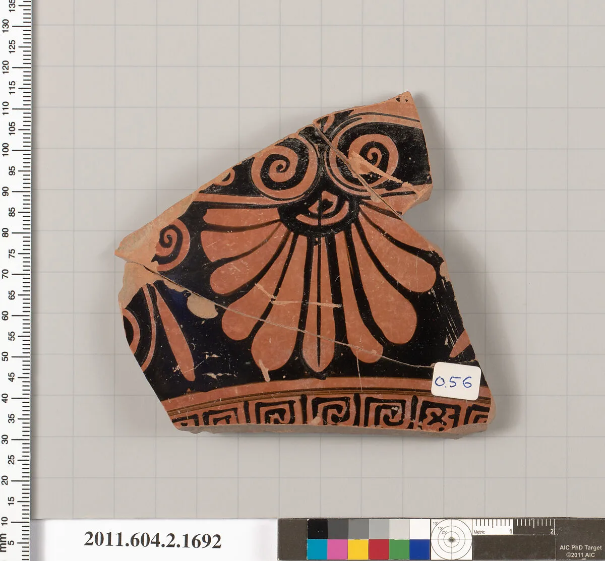 Terracotta fragment of a skyphos (deep drinking cup) — Unknown