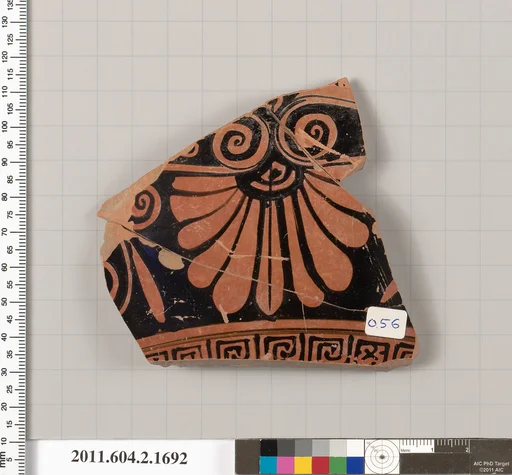 Terracotta fragment of a skyphos (deep drinking cup)