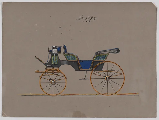 Design for 6 seat Phaeton, no. 3793