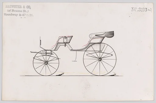 Design for Cabriolet Phaeton, no. 3193a