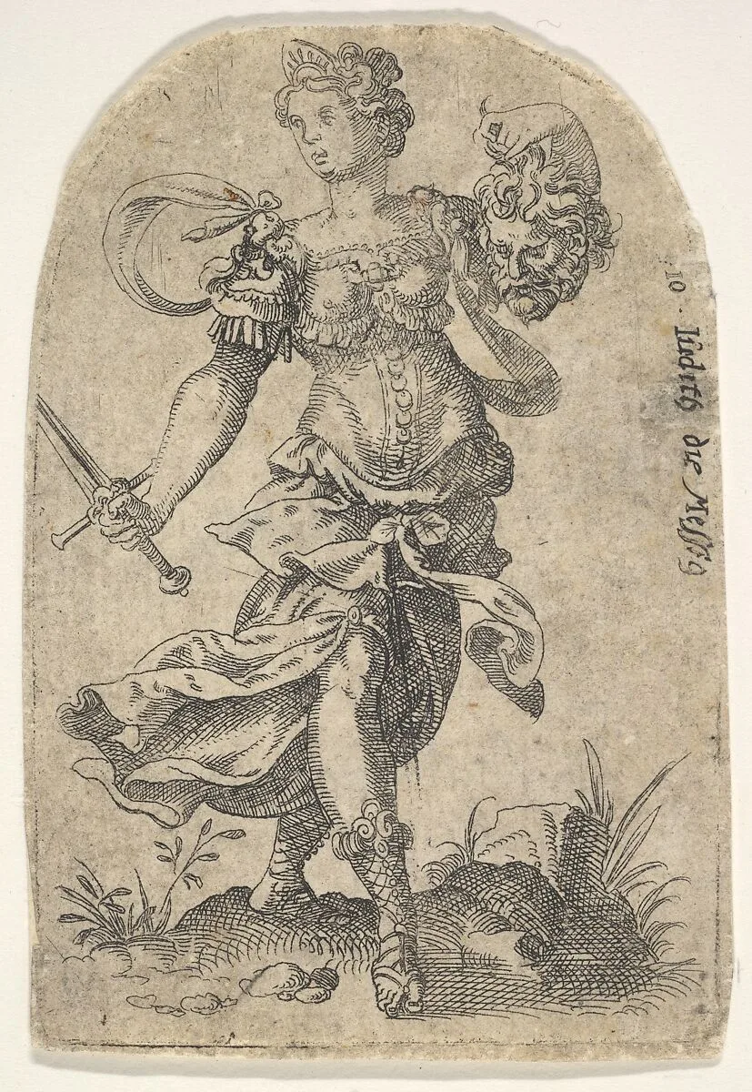 Judith, from Celebrated Women of the Old Testament — Jost Amman