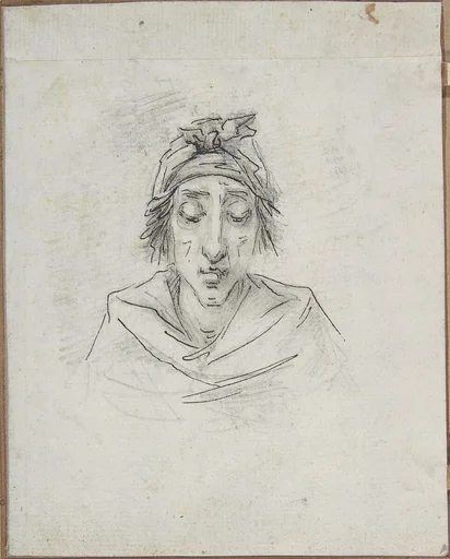 Caricature of Georges-Auguste Couthon (called Aristide, 1756-1794), President of the Convention in 1793, on the way to the guillotine on July 28, 1794 (10 Thermidor, An II)
