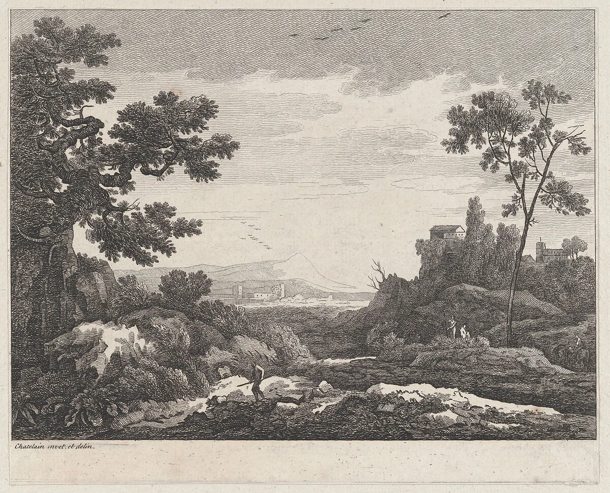 Landscape — Jean-Baptiste-Claude Chatelain