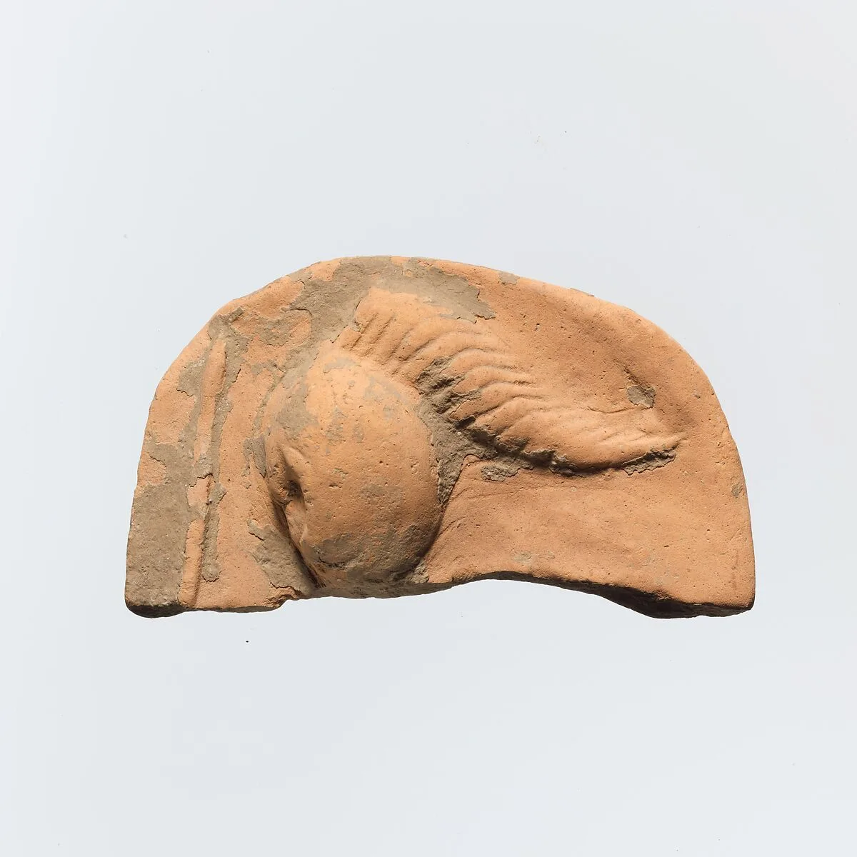 Fragment of a terracotta plaque — Unknown