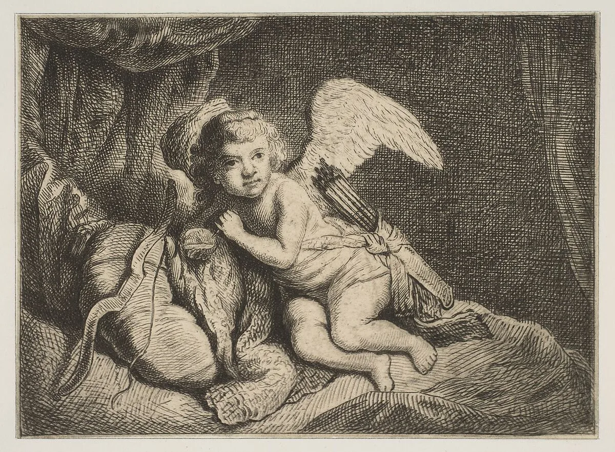 Cupid Resting (copy) — Rembrandt (Rembrandt van Rijn)|Rembrandt (Rembrandt van Rijn)