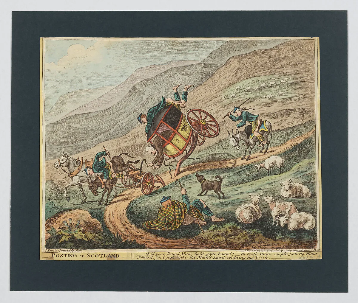 Posting in Scotland — Hannah Humphrey|Charles Loraine Smith|James Gillray