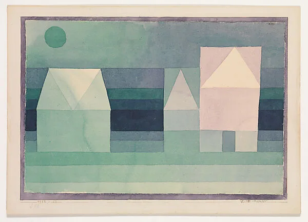 Three Houses — Paul Klee