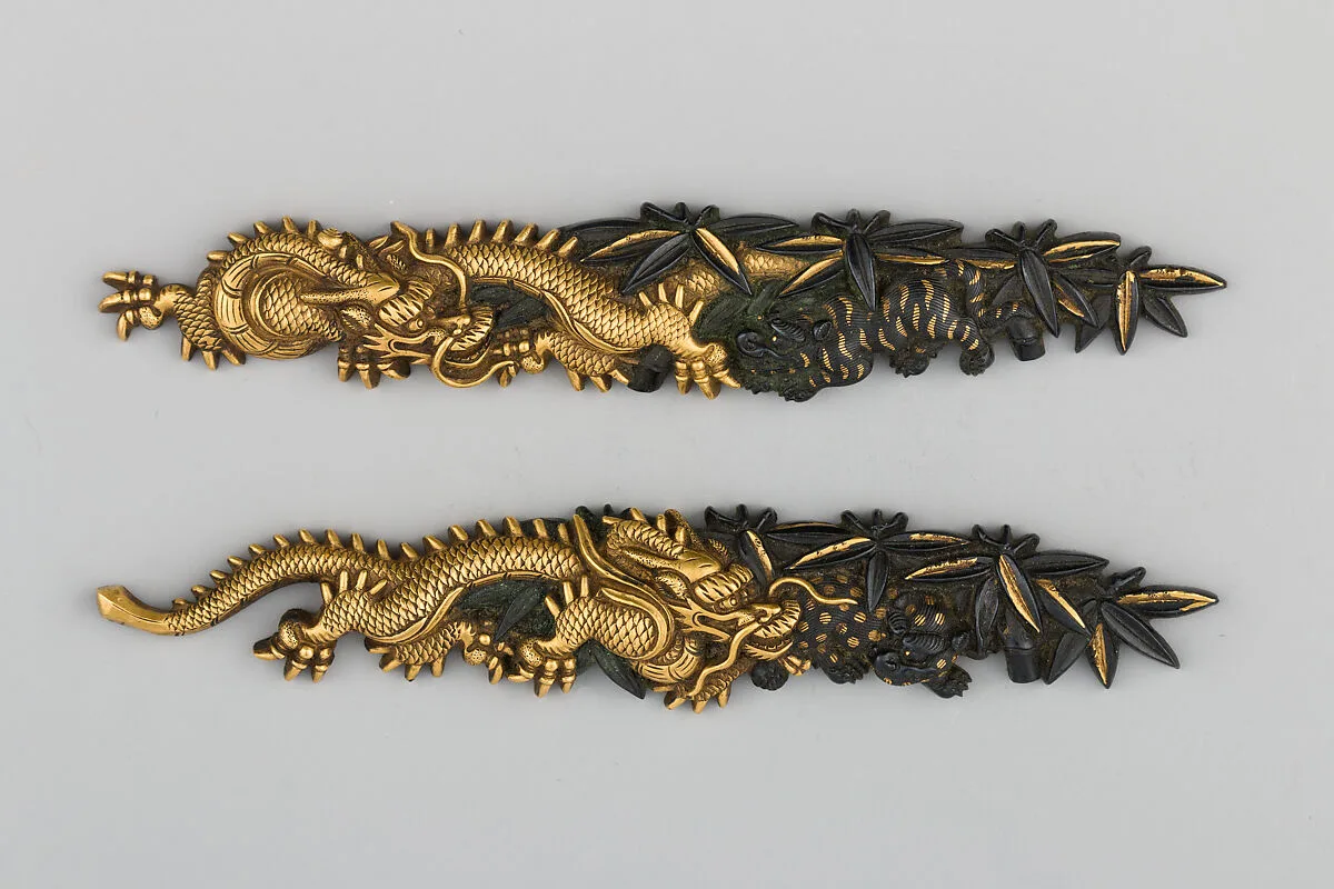 Pair of Sword-Grip Ornaments (Menuki) — Unknown