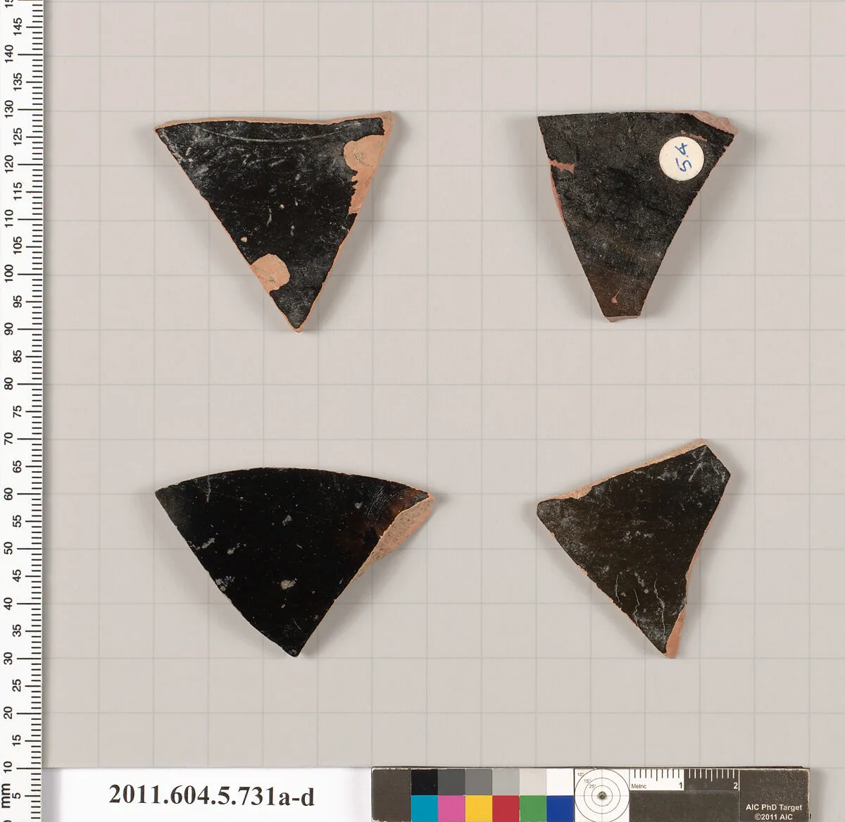Terracotta fragments of kylikes (drinking cups) — Unknown