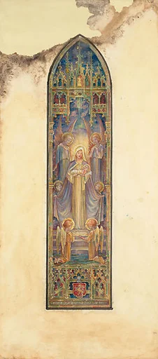 Design for a window, Mr. J.C. Meredith, St. Paul's Cathedral, London, Ontario, Canada