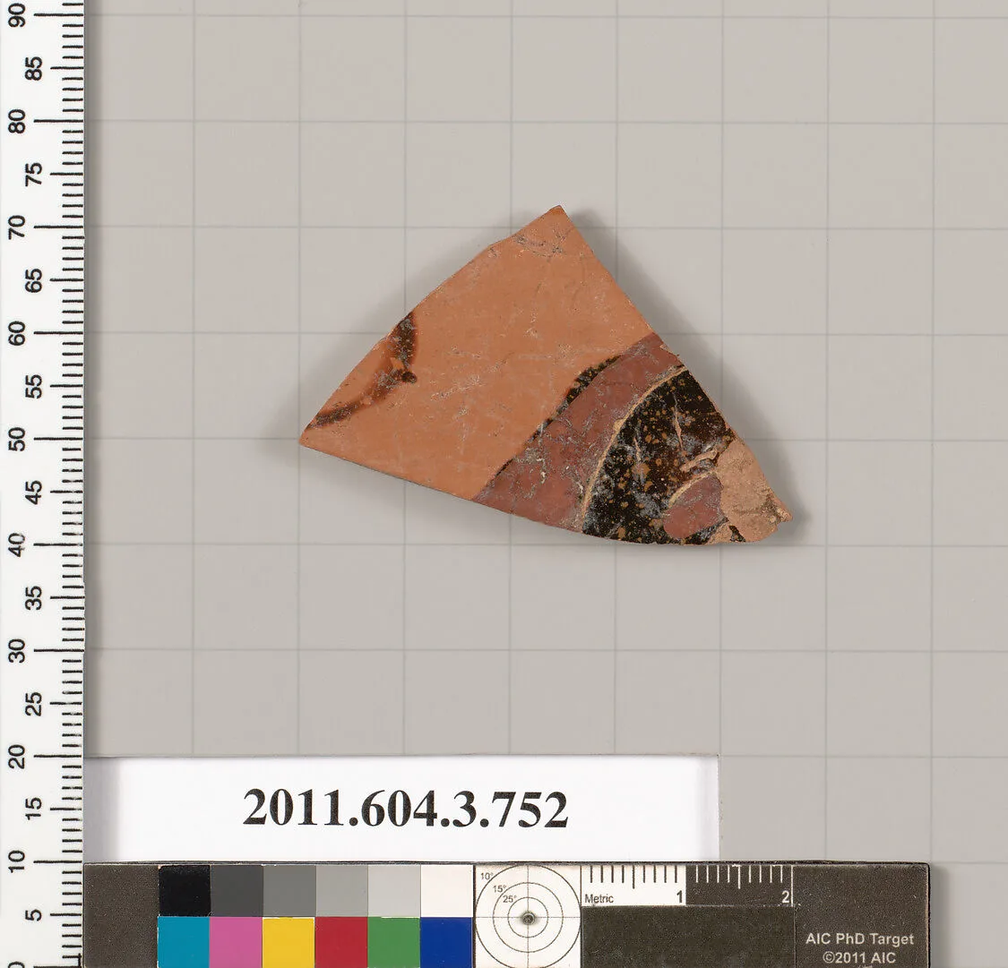Terracotta fragment of a neck-amphora (jar) — Unknown