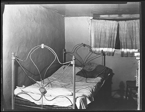 [Bedroom in Boarding House on Hudson Street, Residence of John Cheever, New York City]
