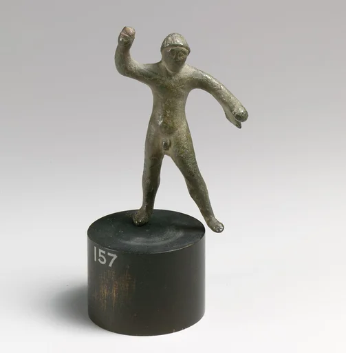 Bronze statuette of Herakles