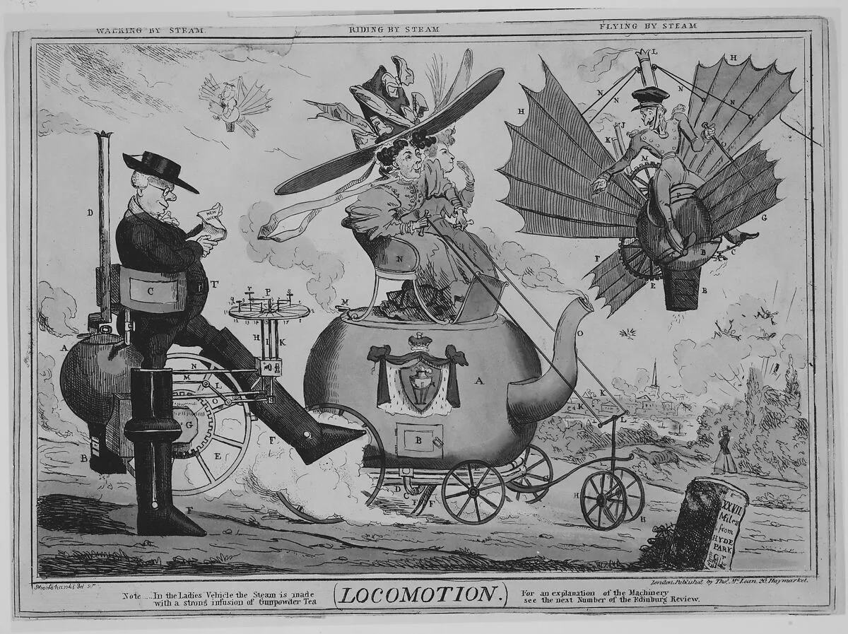 Locomotion: Walking by Steam, Riding by Steam, Flying by Steam — Robert Seymour|Thomas McLean