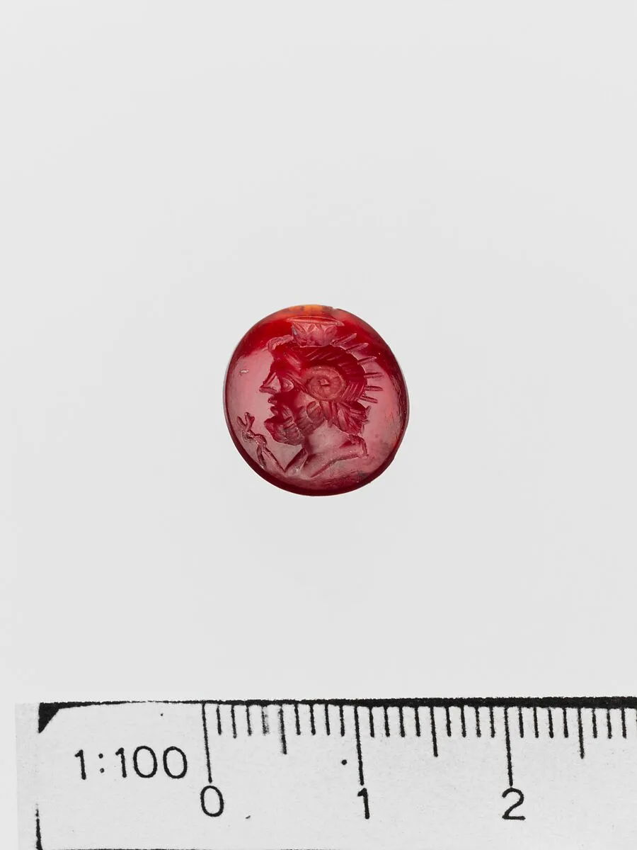 Carnelian ring stone — Unknown