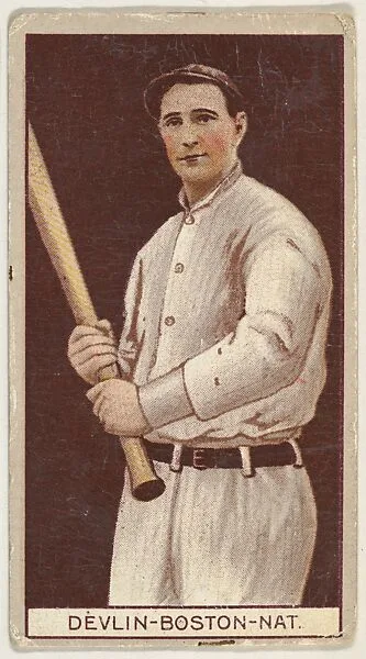 Arthur Devlin, Boston, National League, from the Brown Background series (T207) for the American Tobacco Company — American Tobacco Company