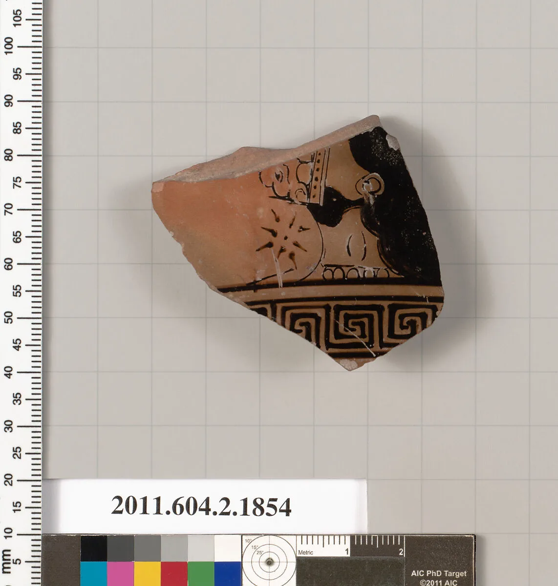 Terracotta fragment of a skyphos (deep drinking cup) — Unknown