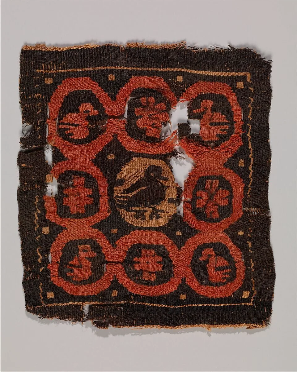 Tabula (Square) with Vine Scrolls Containing Aquatic Birds — Unknown