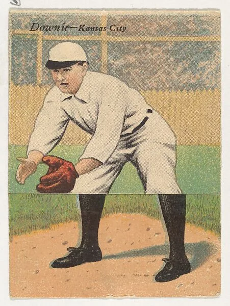 Downie, Kansas City, from the Mecca Double Folder series (T201) — Mecca Cigarettes