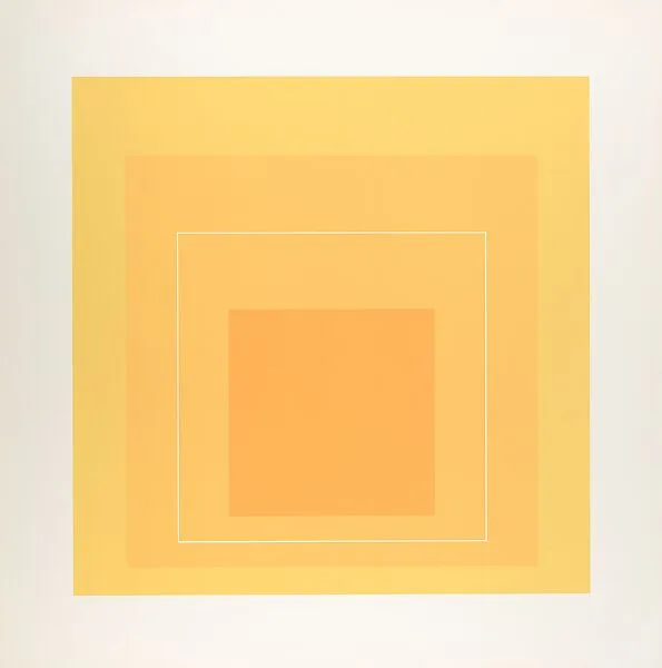 Proof for White Line Square series — Josef Albers|Gemini G.E.L.|Kenneth E. Tyler