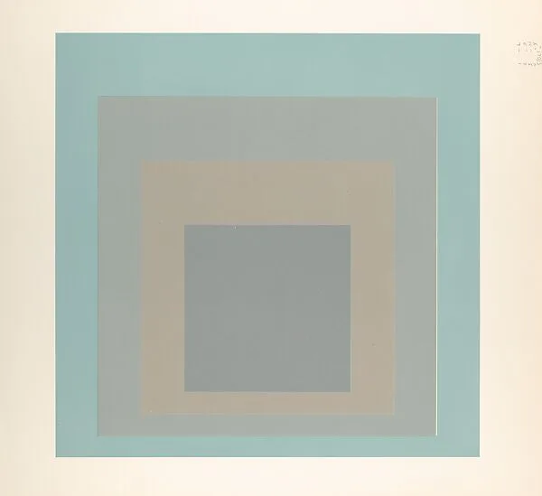 Proof for White Line Square series — Josef Albers|Gemini G.E.L.|Kenneth E. Tyler