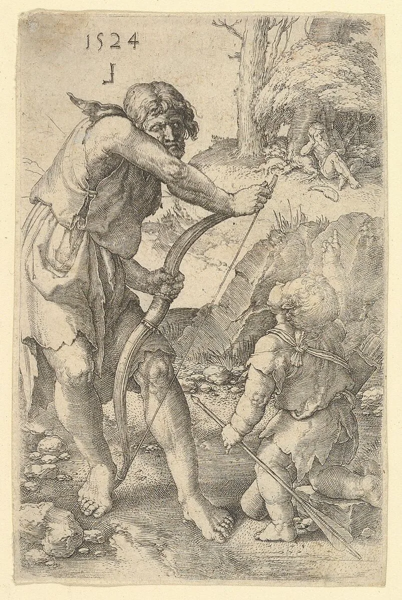 Lamech and Cain — Lucas van Leyden