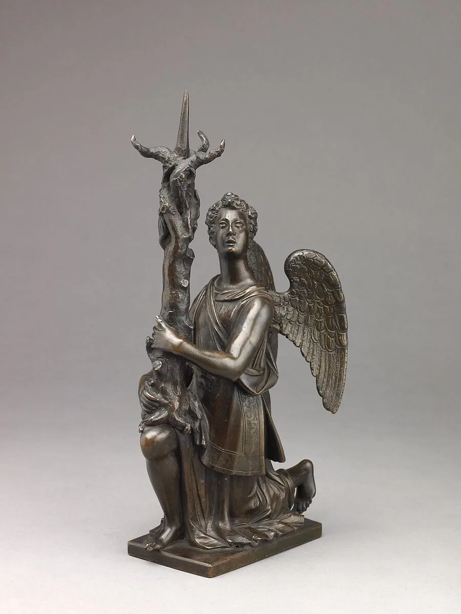 Candlestick in the Form of a Kneeling Angel — Giambologna