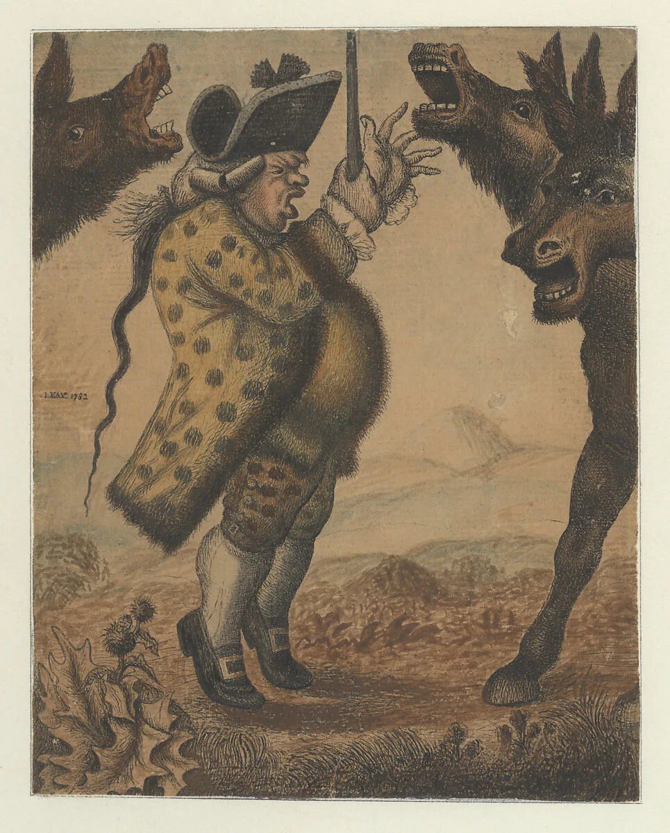 Mr. Alexander Campbell, Organist, Conducting Three Braying Asses — John Kay