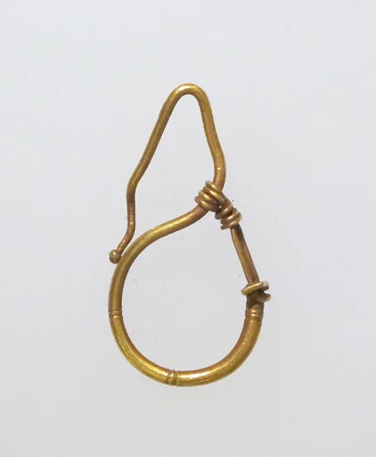 Earring, delta-shaped