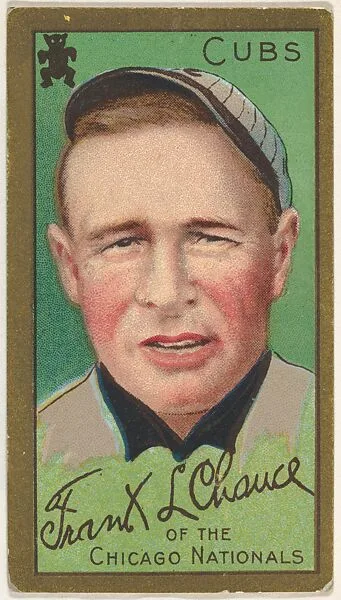 Frank L. Chance, Chicago Cubs, National League, from the "Baseball Series" (Gold Borders) set (T205) issued by the American Tobacco Company — American Tobacco Company