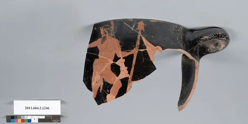 Terracotta fragment of a skyphos (deep drinking cup)