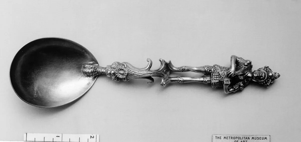 Figure-top spoon — Unknown