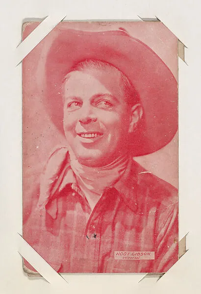 Hoot Gibson from Western Stars or Scenes Exhibit Cards series (W412) — Unknown