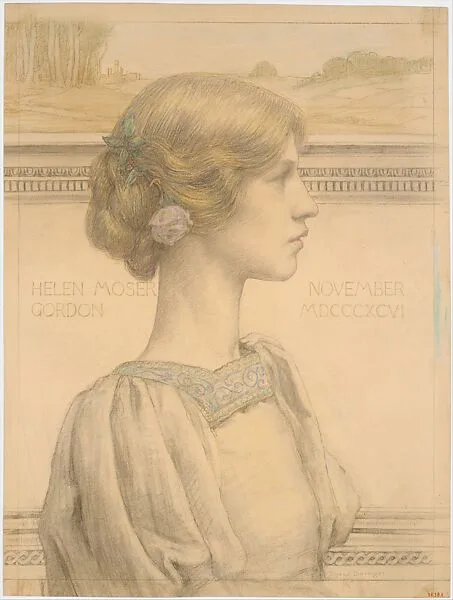 Mrs. Helen Moser Gordon, later Mrs. Ivanowski — Bryson Burroughs