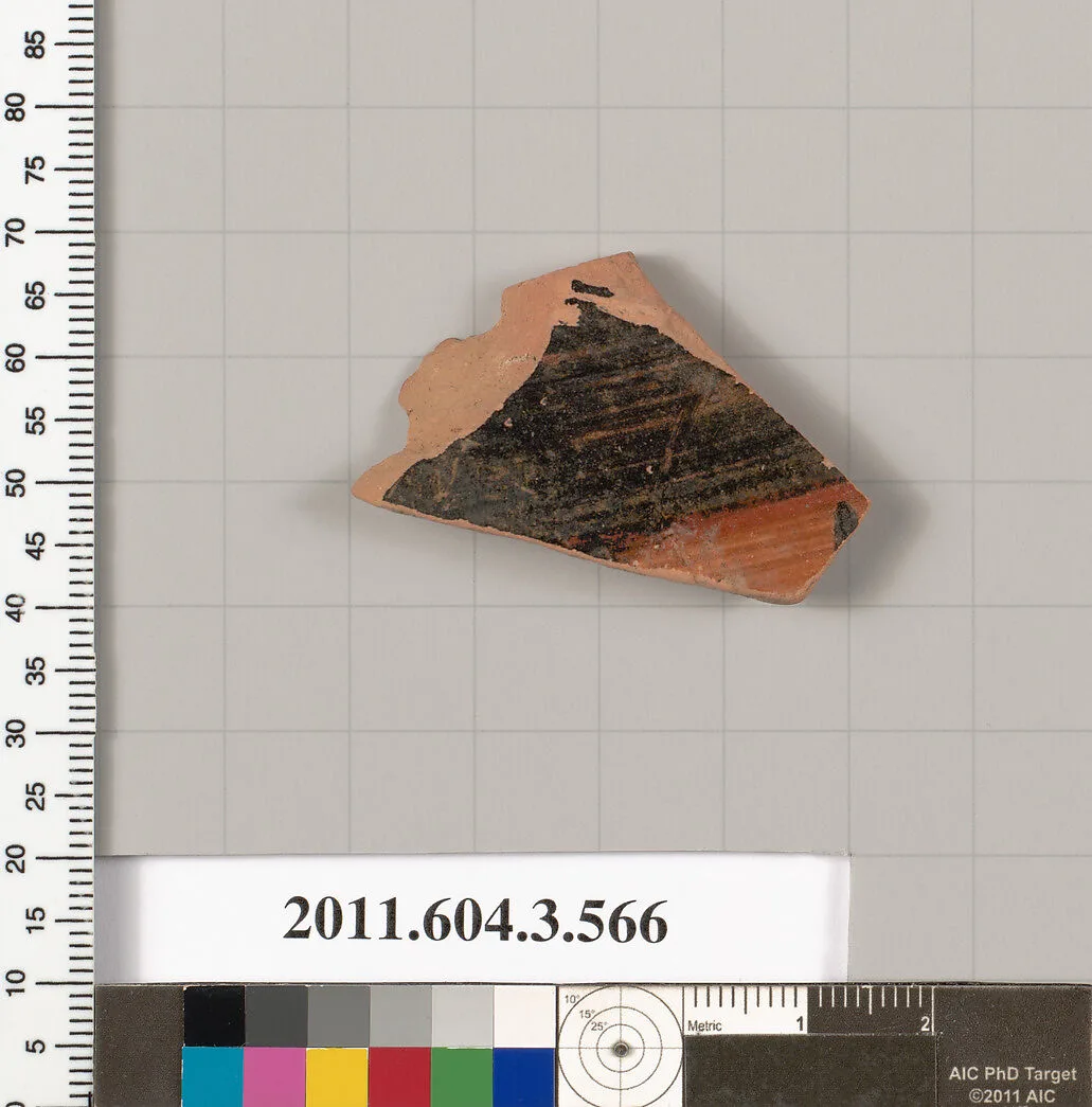 Terracotta fragment of a column-krater (bowl for mixing wine and water) — Unknown