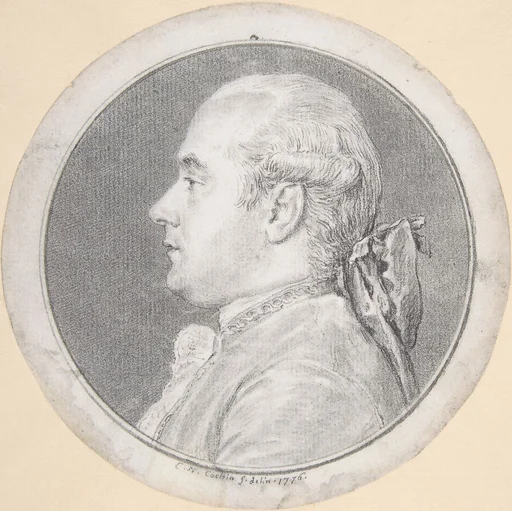 Bust of a Man, in Profile to Left