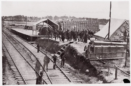 [Commissary Department, Stoneman's Station, on Aquia Creek and Fredericksburg Rail Road, Virginia]