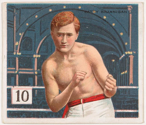 Patsy Brannigan, Boxing, from Mecca & Hassan Champion Athlete and Prize Fighter collection, 1910