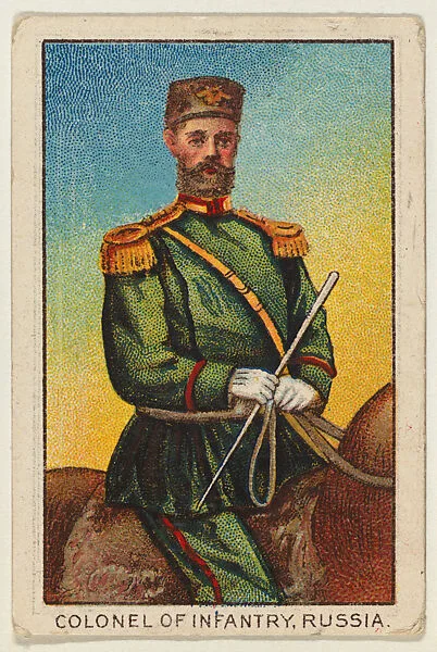 Colonel of Infantry, Russia, from the Military series (T79) issued by the American Tobacco Company — American Tobacco Company