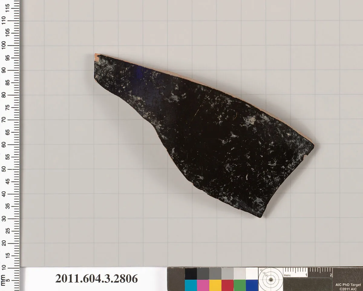 Terracotta fragment of an oinochoe (jug) or olpe (jug) — Unknown